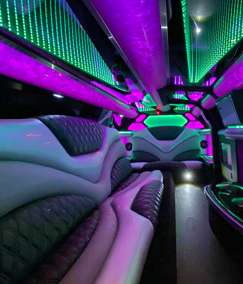 Limousine service fantastic interiors